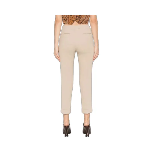 Etro Mid-Rise Tailored Cady Cigarette Trousers