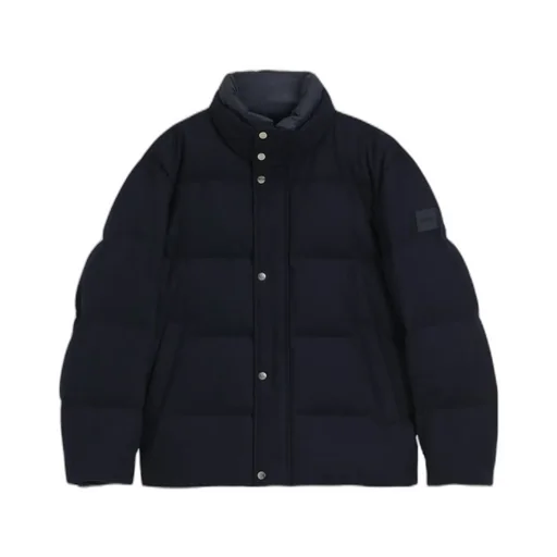 Flannel Jacket With Down Filling