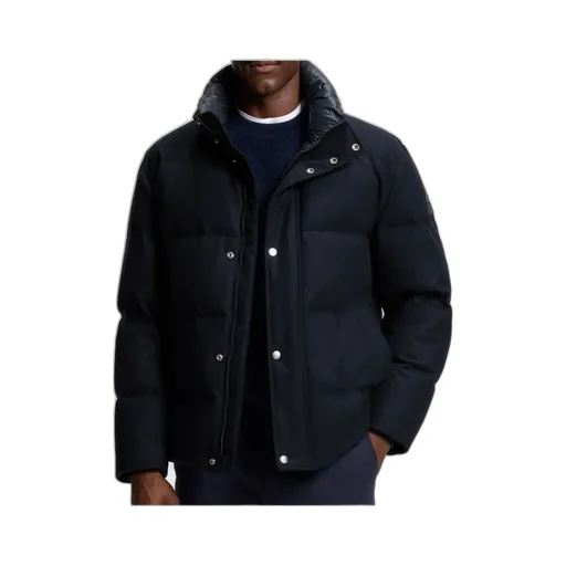Flannel Jacket With Down Filling
