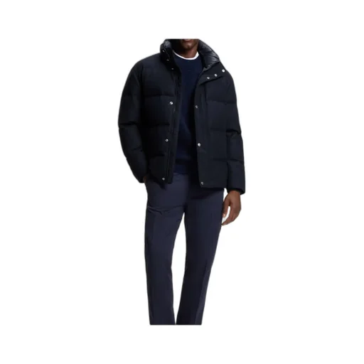 Flannel Jacket With Down Filling