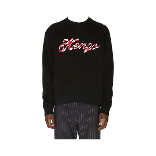 Embroidered Sweatshirt In Cotton Kenzo Winter Holidays
