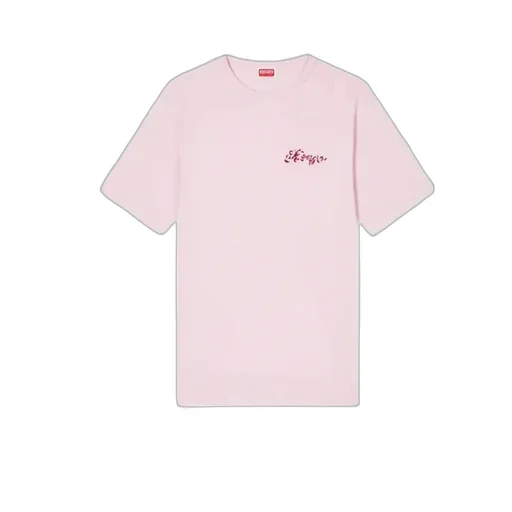 Embroidred T-Shirt In Cotton Kenzo Winter Holidays