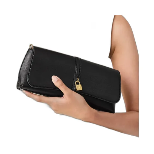 Stella Mccartney Ryder Pochette Lock Charm Shoulder Bag