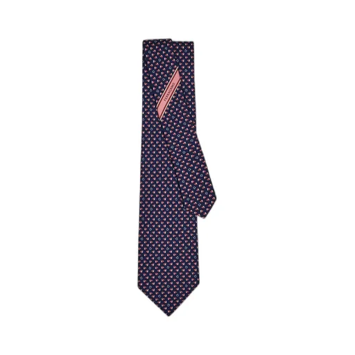 Mail Print Silk Tie