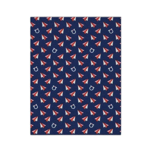 Mail Print Silk Tie