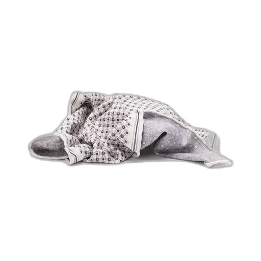 Geometric-Pattern Silk Pocket Square