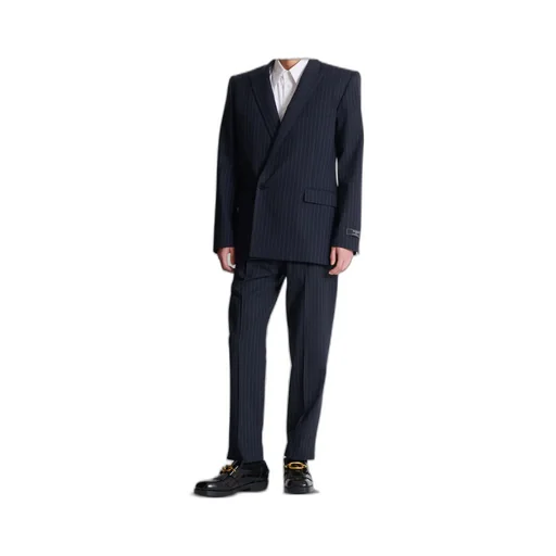 Wool Pinstripe Blazer
