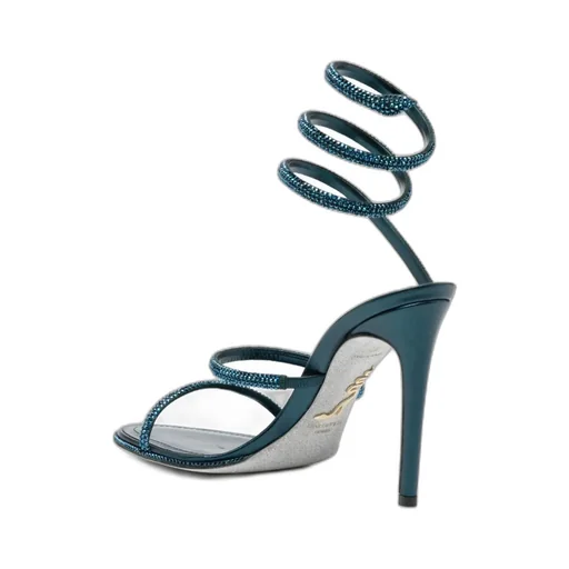 Ren Caovilla Embellished Heeled Sandals