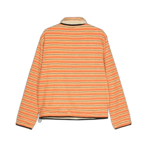Kragi Striped Half-Zip Sweatshirt