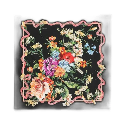 Floral-Print Scarf