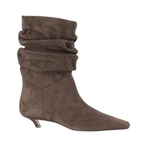 Square-Toe Ankle Boots