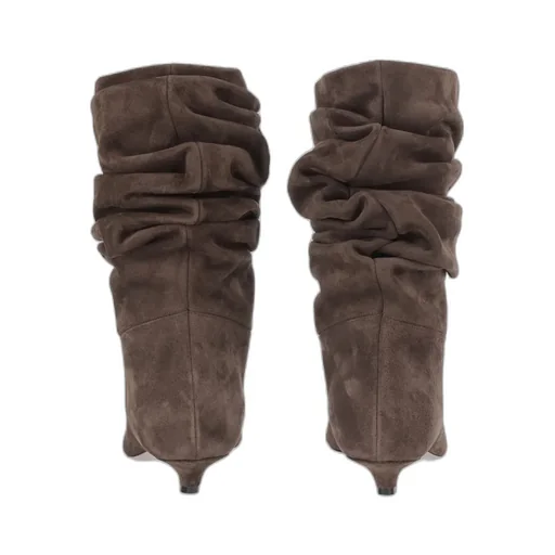 Square-Toe Ankle Boots