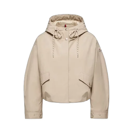 Moncler Eucalyptus Hooded Short Down Jacket