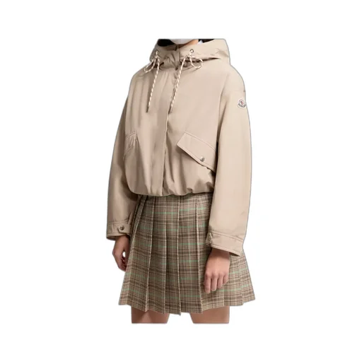 Moncler Eucalyptus Hooded Short Down Jacket
