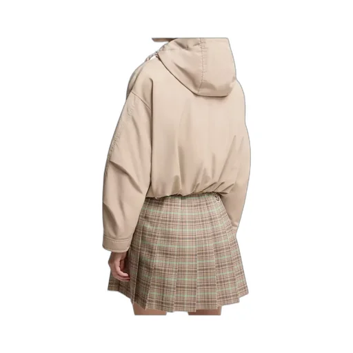 Moncler Eucalyptus Hooded Short Down Jacket
