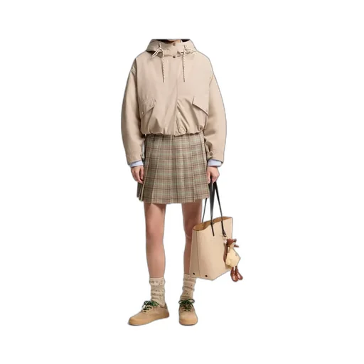 Moncler Eucalyptus Hooded Short Down Jacket