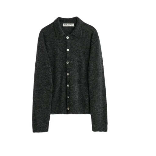 Polo Collar Cardigan