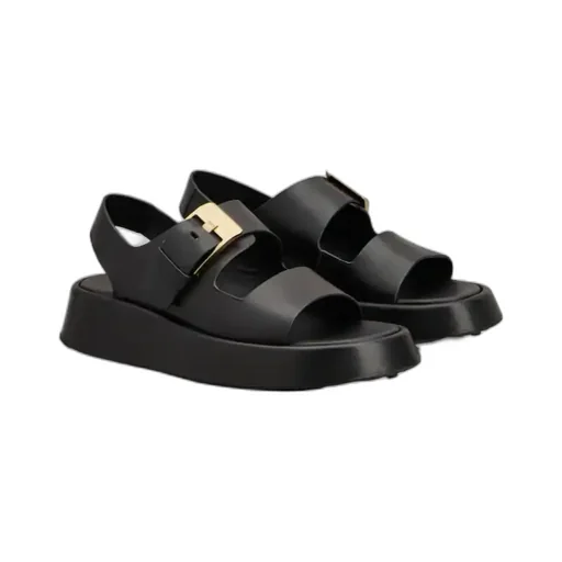 Tod's Buckle-Strap Platform Sandals