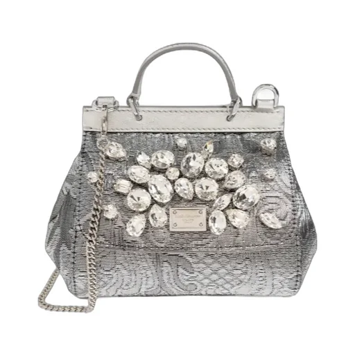 Dolce & Gabbana Kids Embellished Sicily Mini Hand Bag