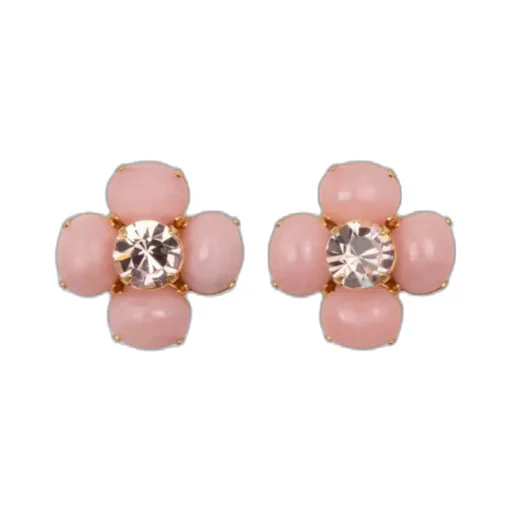 Flower-Shaped Stud Earrings