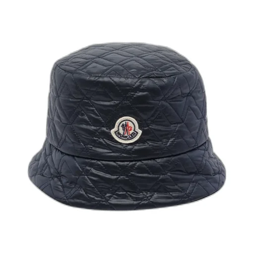 Moncler Logo Patch Quilted Bucket Hat