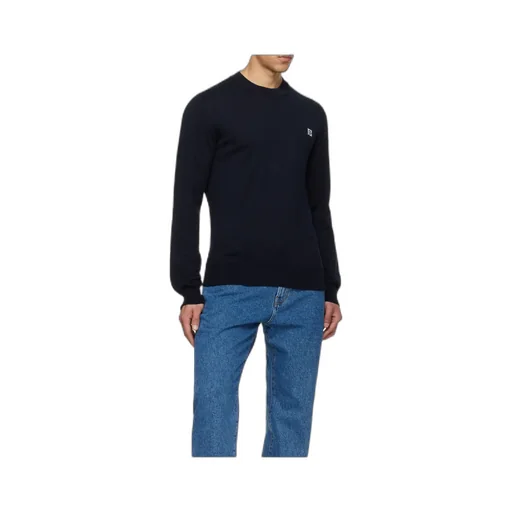 Balmain Logo Intarsia Crewneck Jumper