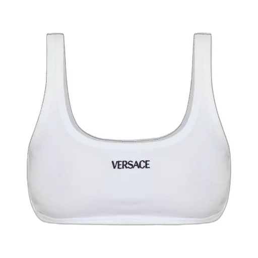 Versace Ribbed Cropped Top