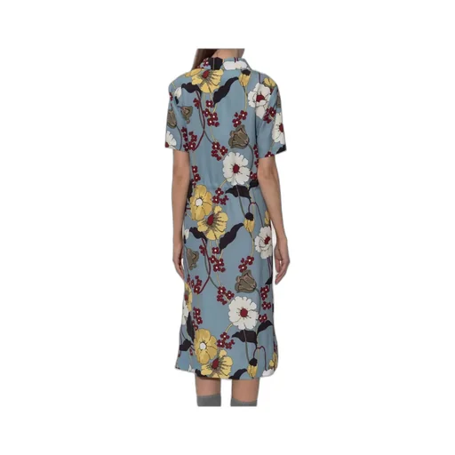 Marni Floral Print Short Sleeve Dress