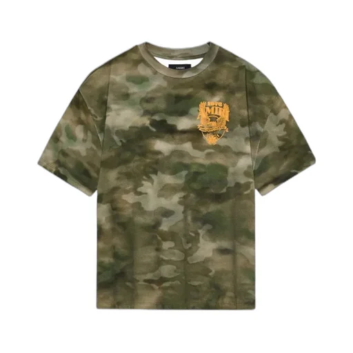 Camouflage Logo-Print T-Shirt