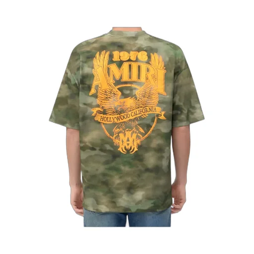 Camouflage Logo-Print T-Shirt