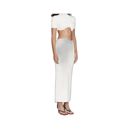 Maparadita Cut-Out Short-Sleeve Top