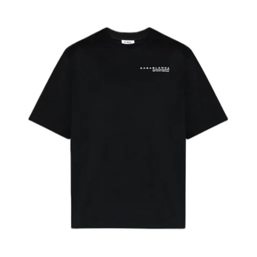 Casablanca Logo Printed Crewneck T-Shirt