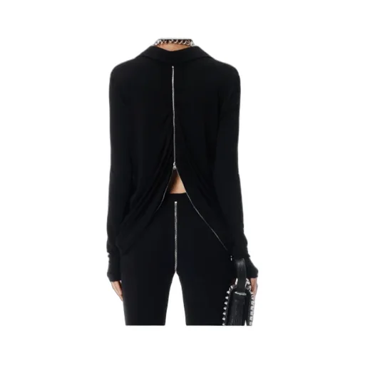 Alexander Wang Drape Zip Front Top