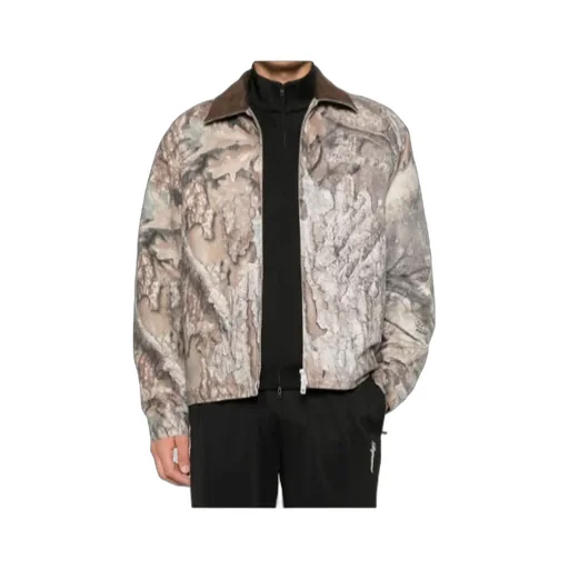 Represent Camouflage Print Jacket