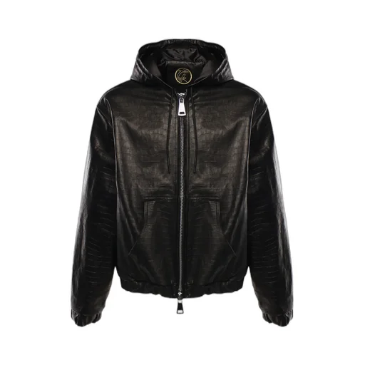 Giuliano Galiano Bronx Hooded Zip-Up Coat