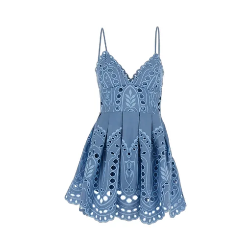 Charo Ruiz Nix Embroidered Mini Dress