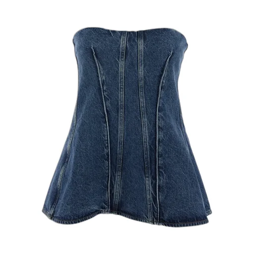 Agolde Lara Strapless Corset Top