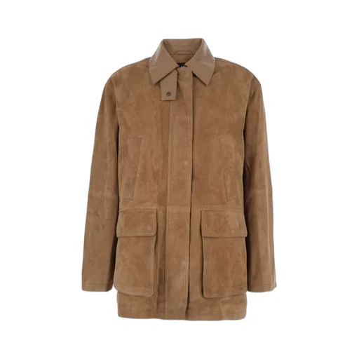 Arma Kaylee Suede Patch Pocket Coat