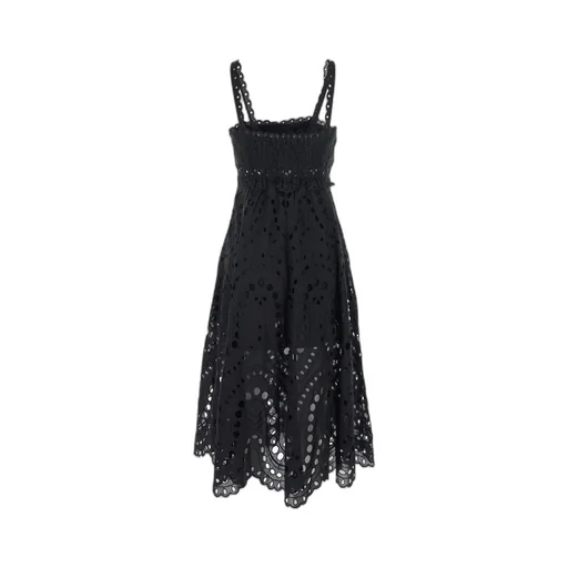 Charo Ruiz Glimmer Broderie Long Dress