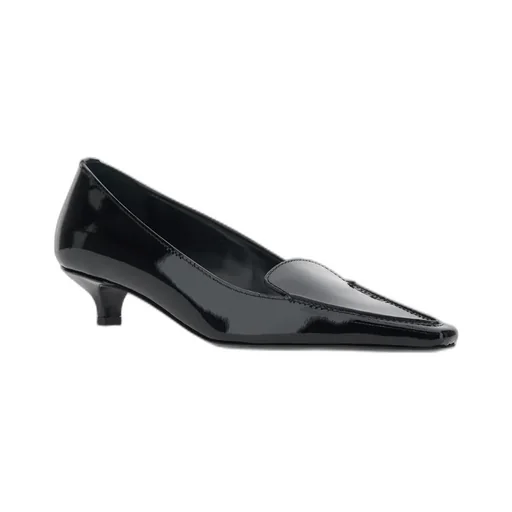 Square-Toe High Heels