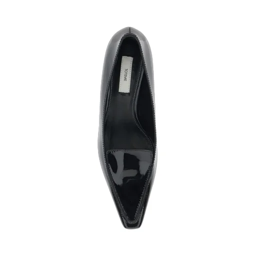 Square-Toe High Heels