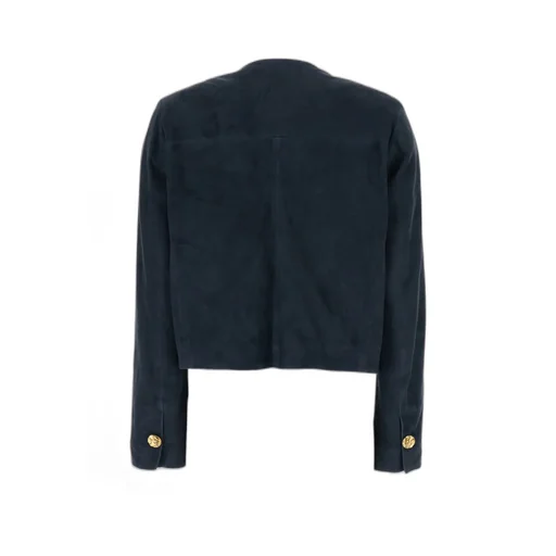 Arma Lorenne Suede Button-Up Jacket