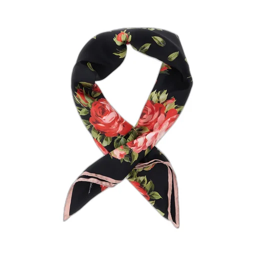 Dolce & Gabbana Floral Printed Square Scarf