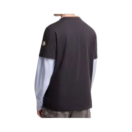 Moncler Logo Embroidered Crewneck T-Shirt