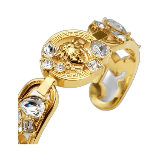 Versace Medusa '95 Embellished Cuff Bracelet