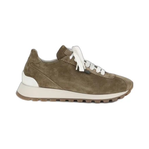 Lace-Up Panelling Sneakers