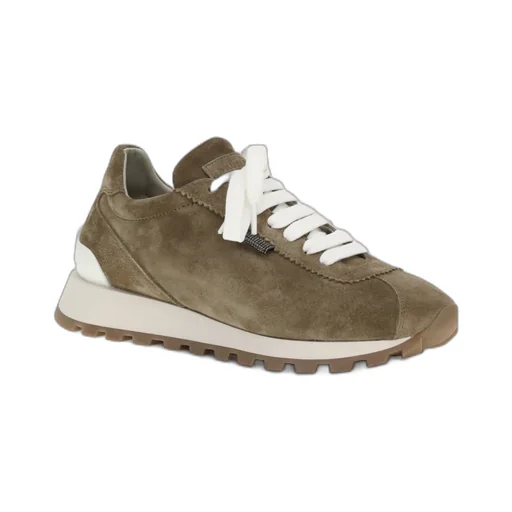 Lace-Up Panelling Sneakers