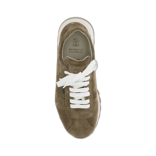 Lace-Up Panelling Sneakers