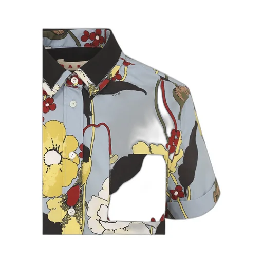 Marni Floral-Print Buttoned Shirt