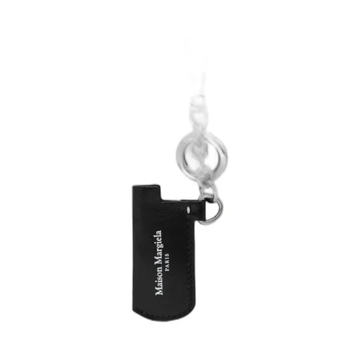 Logo-Detail Leather Chain